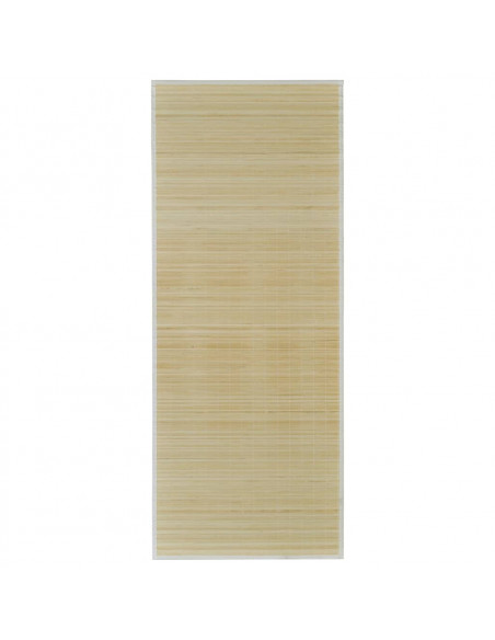 Tappeto Rettangolare in Bambù Naturale 80 x 200 cm