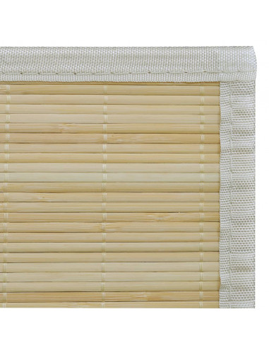 Tappeto Rettangolare in Bambù Naturale 80 x 300 cm