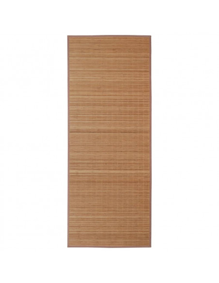 Tappeto Rettangolare in Bambù Marrone 120 x 180 cm