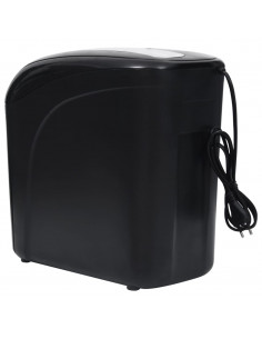 Tritadocumenti 10 Fogli Micro Taglio Nero