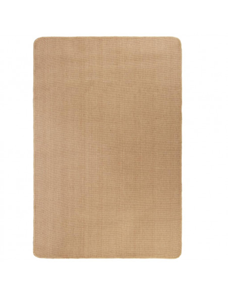 Tappeto di Iuta con Base in Lattice 80x160 cm Naturale