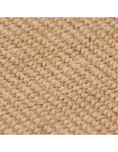 Tappeto di Iuta con Base in Lattice 80x160 cm Naturale