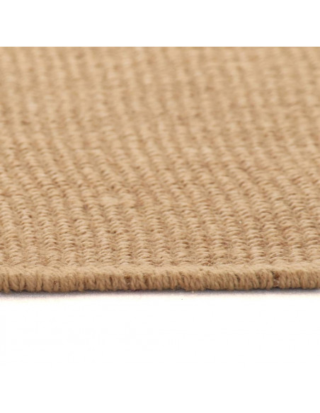 Tappeto di Iuta con Base in Lattice 80x160 cm Naturale