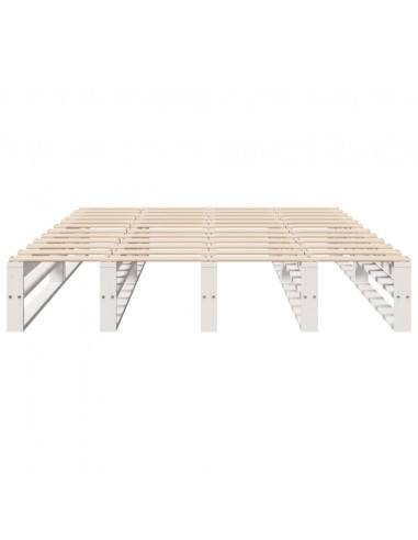 Giroletto Bianco 160x200 cm in Legno Massello di Pino