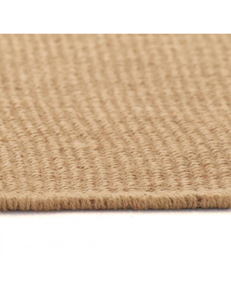 Tappeto di Iuta con Base in Lattice 120x180 cm Naturale