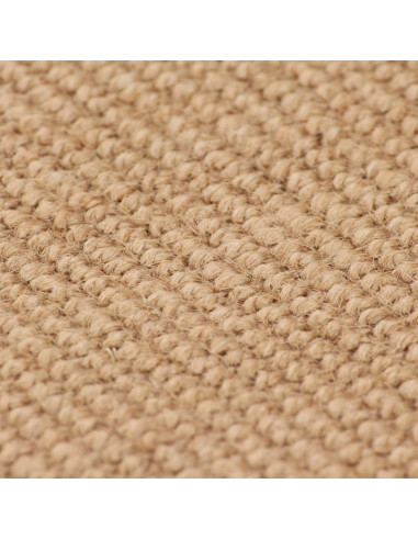 Tappeto di Iuta con Base in Lattice 140x200 cm Naturale