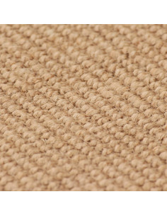 Tappeto di Iuta con Base in Lattice 160x230 cm Naturale 2