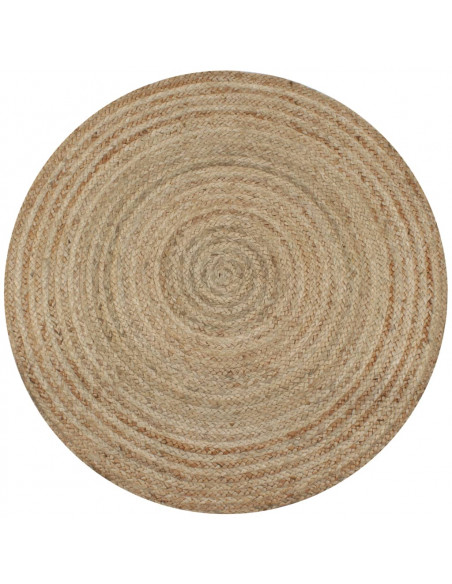 Tappeto in Juta Intrecciata 150 cm Rotondo