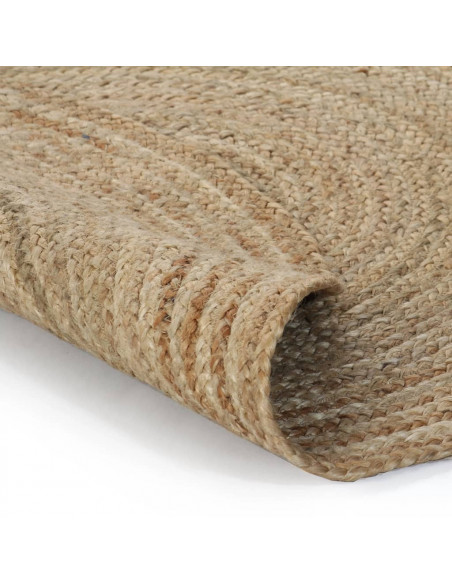 Tappeto in Juta Intrecciata 150 cm Rotondo