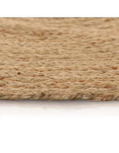 Tappeto in Juta Intrecciata 150 cm Rotondo