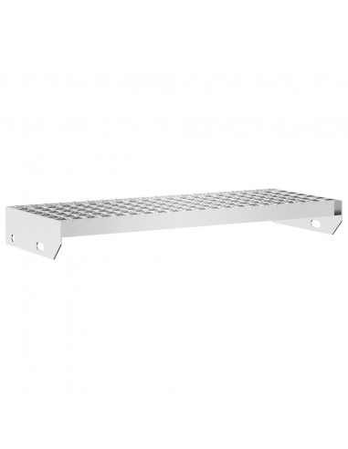 Gradino in Griglia 60x24x7 cm Acciaio Zincato