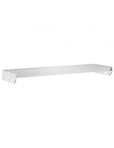 Gradino in Griglia 80x24x7 cm Acciaio Zincato