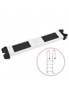 Gradino per Piscina 50x9x3,5 cm Acciaio Inox 304