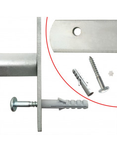 Grate per Finestre Regolabili 3 Barre Trasversali 1000-1500 mm