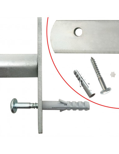 Grate per Finestre Regolabili 3 Barre Trasversali 1000-1500 mm