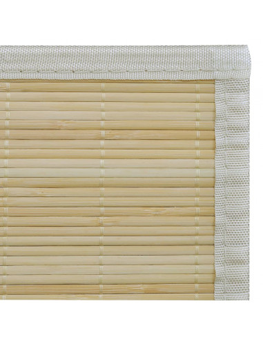 Tappeto in Bambù 100x160 cm Naturale