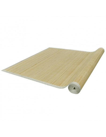 Tappeto in Bambù 160x230 cm Naturale