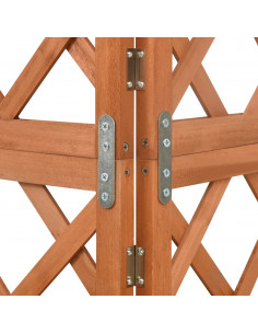 Graticcio Angolare 50x50x145 cm in Legno Massello di Abete