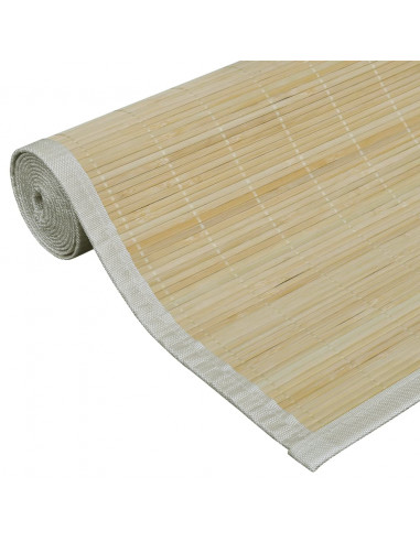 Tappeto in Bambù 160x230 cm Naturale