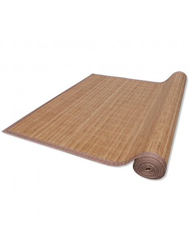 Tappeto in Bambù 160x230 cm Marrone