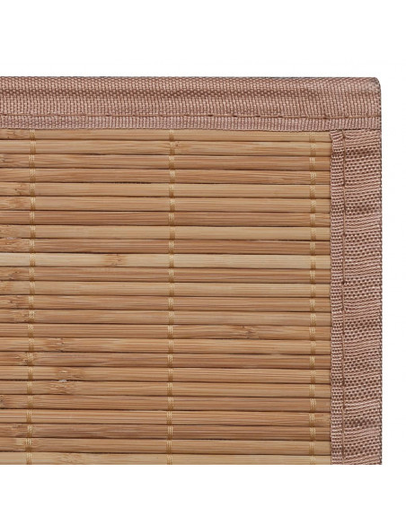 Tappeto in Bambù 160x230 cm Marrone