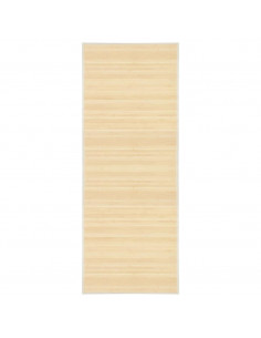 Tappeto in Bambù 80x200 cm Naturale
