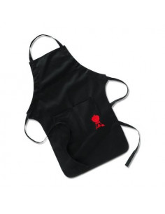 Grembiule cucina Weber 6474 Regolabile per Cottura Nero Nero