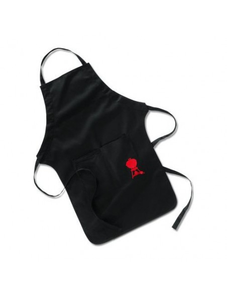 Grembiule cucina Weber 6474 Regolabile per Cottura Nero Nero