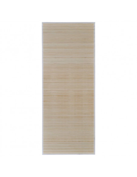 Tappeti Rettangolari in Bambù Naturale 2 pz 120x180 cm