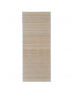 Tappeti Rettangolari in Bambù Naturale 4 pz 120x180 cm 2