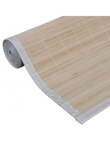 Tappeti Rettangolari in Bambù Naturale 4 pz 120x180 cm