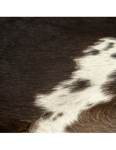 Tappeto in Vera Pelle Bovina Nero 150x170 cm