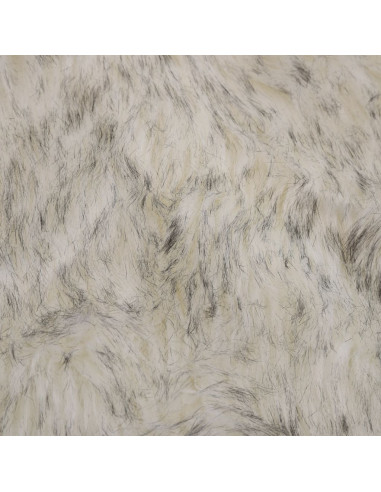 Tappeto in Similpelle di Pecora 60x90 cm Grigio Melange