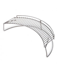 Griglia barbecue Weber 8417 Scaldavivande Cromo lucido Cromo lucido