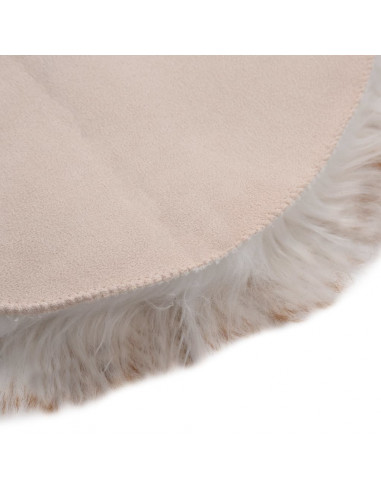 Tappeto in Similpelle di Pecora 60x90 cm Marrone Melange