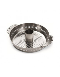 Griglia barbecue Weber 8838 Supporto Cottura Pollame Inox lucido Inox