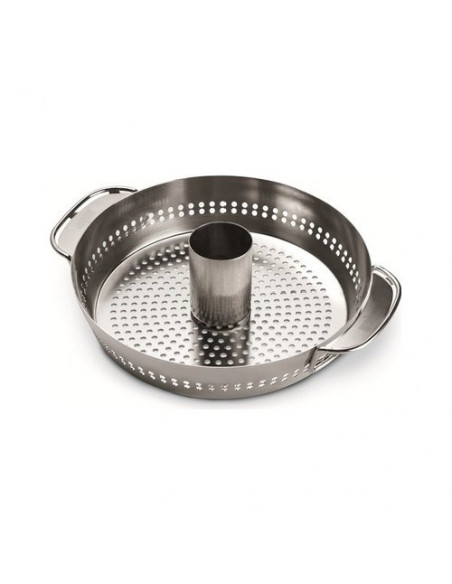 Griglia barbecue Weber 8838 Supporto Cottura Pollame Inox lucido Inox