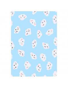 Tappeto Stampato Multicolore 160x230 cm in Tessuto