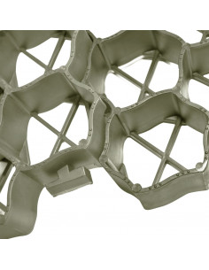 Griglie per l'Erba 16 pz Verdi 60x40x3 cm in Plastica