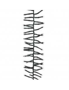 Gruppo Stringa LED con 2000 Luci LED Bianco Freddo 17 m in PVC