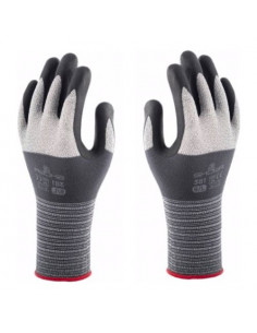 Guanti lavoro Issaline 381 SHOWA GLOVES Bianco e Grigio Bianco e Grigi