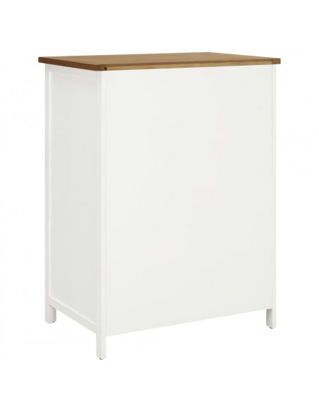 Guardaroba 76x52x105 cm in Legno Massello di Rovere