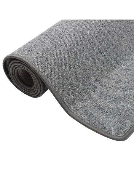 Tappeto Corsia Grigio Scuro 50x100 cm