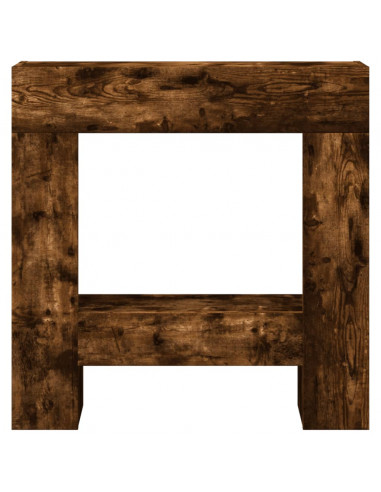 Cornice per Camino Rovere Fumo 81x18x82 cm in Truciolato