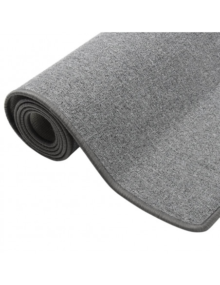 Tappeto Corsia Grigio Scuro 80x250 cm