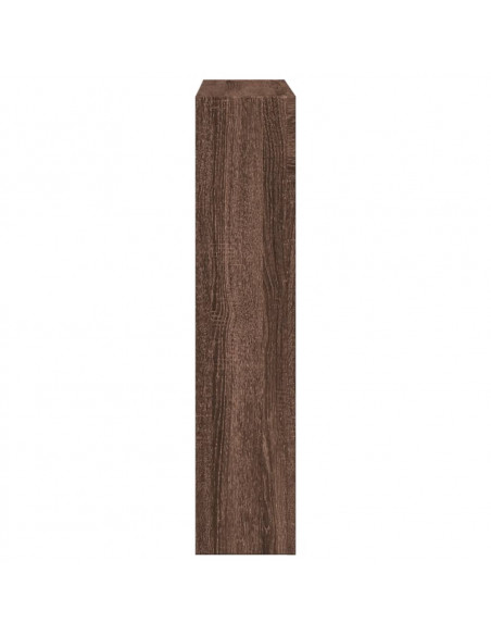 Cornice per Camino Rovere Marrone 81x18x82 cm in Truciolato