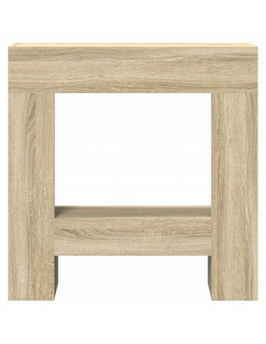 Cornice per Camino Rovere Sonoma 81x18x82 cm in Truciolato