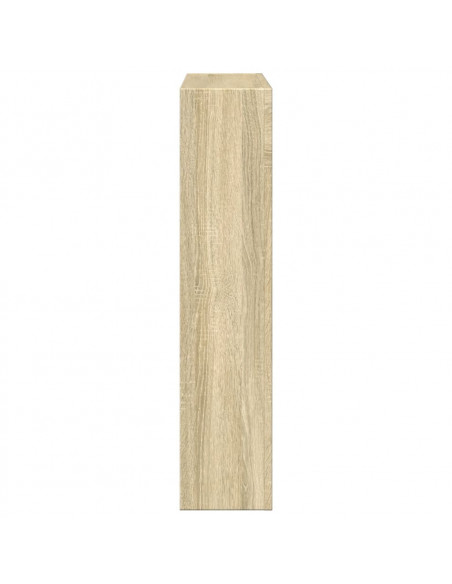 Cornice per Camino Rovere Sonoma 81x18x82 cm in Truciolato
