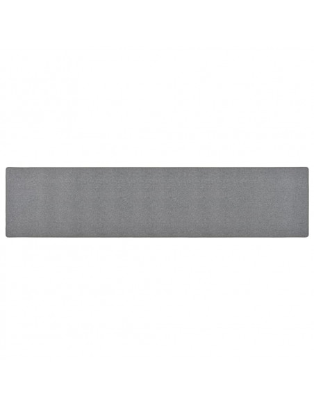 Tappeto Corsia Grigio Scuro 80x400 cm