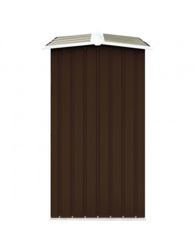 Capannone in Acciaio Zincato 172x91x154 cm Marrone